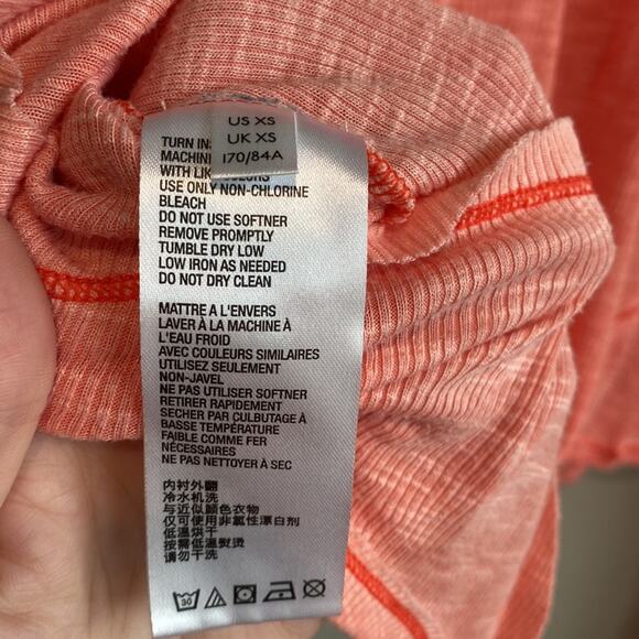 Free People Movement Lay Up Long Sleeve Cut Out Tee XS - Picture 5 of 8